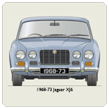 Jaguar XJ6 S1 1968-73 Coaster 2